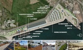 Digital rendering of site plan, encompassing Wharf Nos. 13-16 and adjacent land
