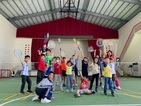 Badminton class, group photo
